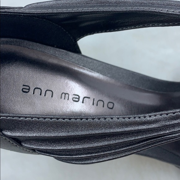 Ann Marino Logan Pewter Heels - Picture 7 of 8